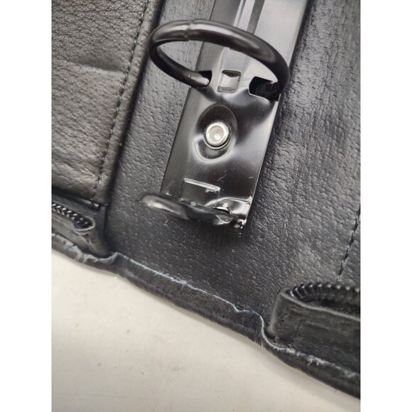 DESIGN A DAY Leather Planner 3 Ring Classic Black Napa Leather *SEE PHOTOS - Picture 10 of 14